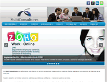 Tablet Screenshot of multiconsultores.com